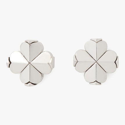 Kate Spade New York Spade Flower Studs, Silver