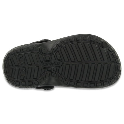 Crocs Unisex Kids Clog, Classic Lined Clog T, Black/Black, 7 UK Child