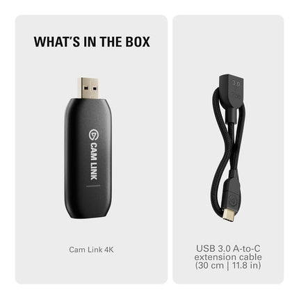 Elgato Cam Link 4K Capture Card for DSLR, Camcorder, Action Cam