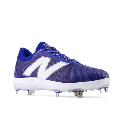 New Balance Men's FuelCell 4040 V7 Metal Baseball Shoe, Team Royal/Optic White, 8 US