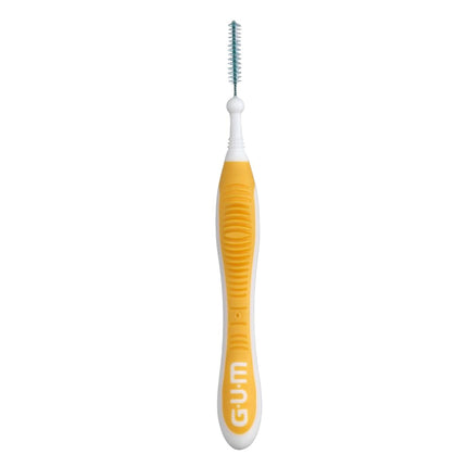 GUM Proxabrush Go-Betweens - Brossettes Interdentaires Larges, pour Nettoyage Interdentaire, Cure-dents pour Éliminer la Plaque Dentaire, Sûres pour les Appareils Dentaires et Prothèses, 10 U. (Lot de 4)