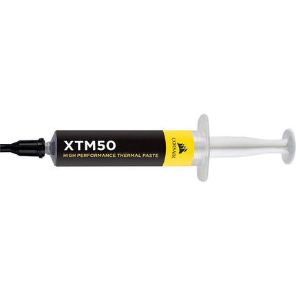 Corsair CT-9010002-WW XTM50 CPU/GPU Thermal Compound Paste Kit, High Performance, Ultra-Low Thermal Impedance, Premium Zinc Oxide Based, Includes Application Stencil and Spreader, 5 G