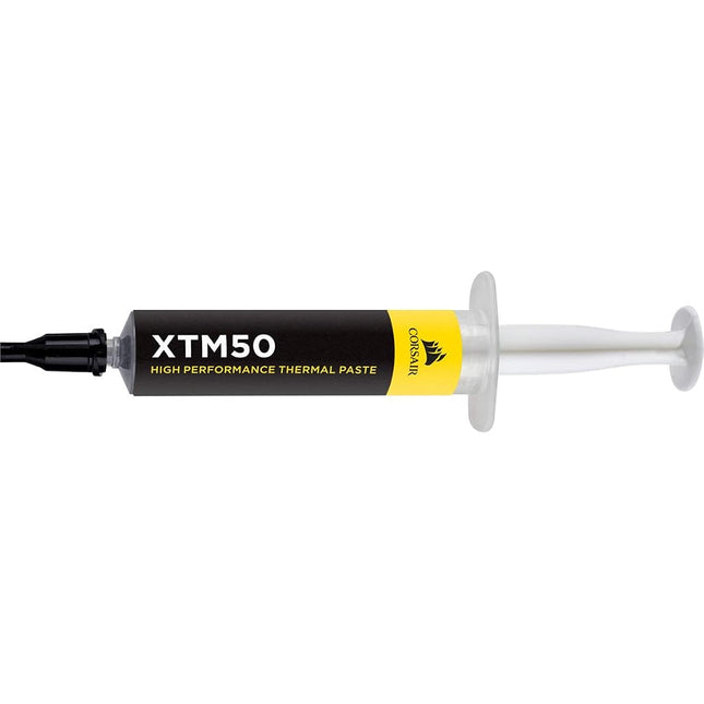 Corsair CT-9010002-WW XTM50 CPU/GPU Thermal Compound Paste Kit, High Performance, Ultra-Low Thermal Impedance, Premium Zinc Oxide Based, Includes Application Stencil and Spreader, 5 G