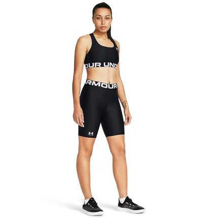 Under Armour Womens HeatGear 8'' Shorts Black XS