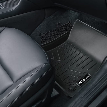SMARTLINER Custom Fit All Weather 2 Row Floor Mats & Cargo Liner Set Black Compatible with 2019-2023 Infiniti QX50