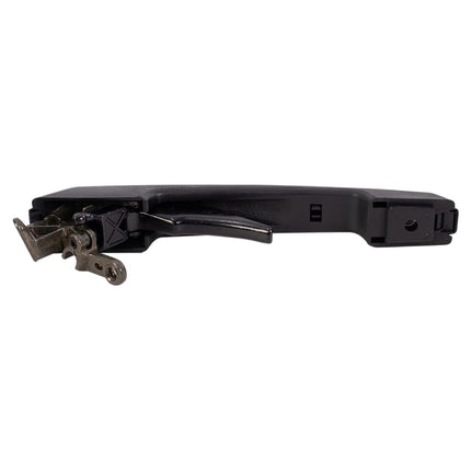TRQ Door Handle Outside Black Front or Rear LH Left Driver Side