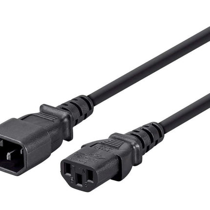 Monoprice 10ft 14AWG Power Extension Cord W/ 3 Con