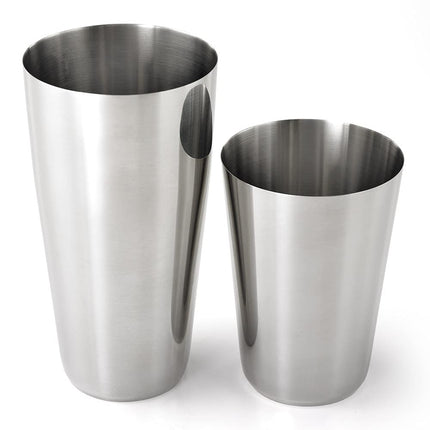 Barfly Superfly Tin Set Cocktail Shaker, (18 oz and 28 oz), Heavyweight Stainless, (M37161)