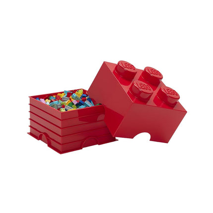 Lego Storage by Room Copenhagen Brick 4, Red