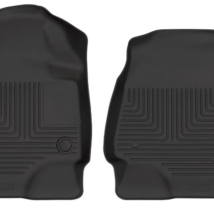 Husky Liners X-act Contour Floor Mats | Fits 2018-2024 Ford Expedition/Lincoln Navigator | Front Row, 2-pc Black - 54651