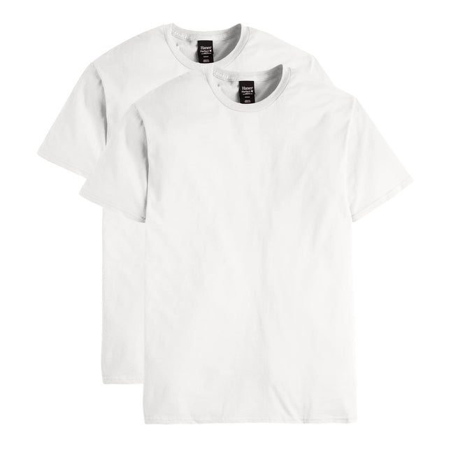 Hanes Men's fashion t shirts, White, M UK
