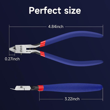 stedi Model Kit Nippers Single Blade 5-inch, Hobby Pliers Side Cutters