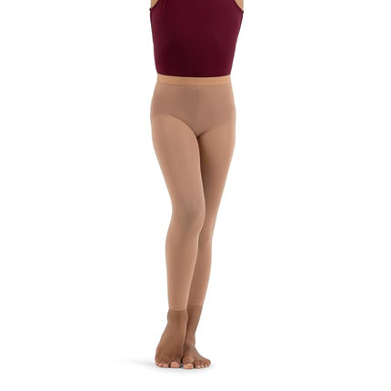 Capezio girls Hold & Stretch Footless Socks athlet
