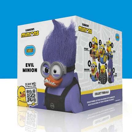 TUBBZ: Minions - Evil Purple Minion Rubber Duck Collectable Toy 9 cm