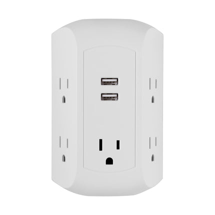 GE 5 2 Surge Protector Outlet Adapter, 560 Joules,