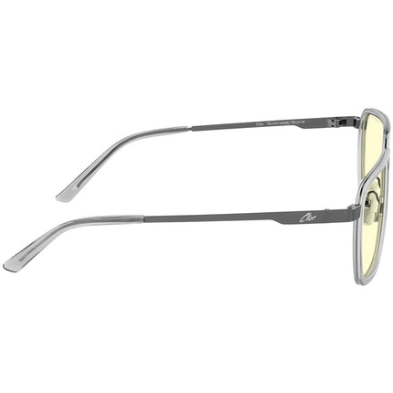 PC Accessory: GUNNAR x Clix Computer and gaming glasses, Clix Gaming Goggles Gunmetal Stone Amber for PC