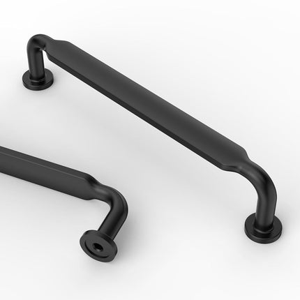 Asidrama 10 Pack 6.3 Inch(160mm) Matte Black Kitch