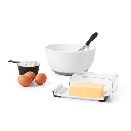 OXO Good Grips Wide Butter & Cream Cheese Dish 3.7 in*7.7 in* 2.2 in White