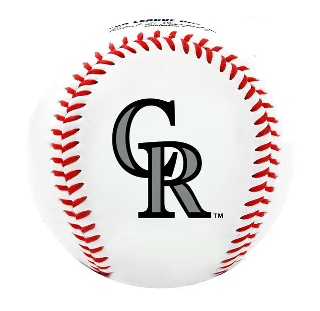 Rawlings MLB Team Logo Baseball, Colorado Rockies