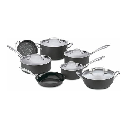 Cuisinart GG-12 GreenGourmet Hard-Anodized Nonstick 12-Piece Cookware Set