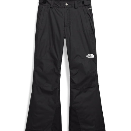 Pantalones de esquí con aislamiento para niña The North Face Freedom | Pantalones de nieve impermeables para esquí y snowboard, polainas en los tobillos, cintura ajustable, negro TNF, talla XXG
