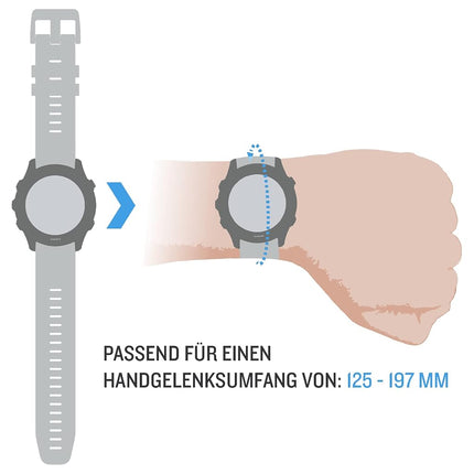 Garmin Quick Release Bands (20mm), suitable for selected Forerunner-,Venu-, vívomove-,vívoactive and Approach smartwatch series, Original accessory, Silicone, White with Black Hardware