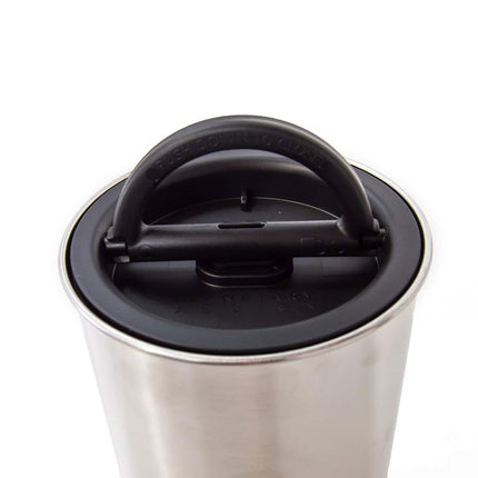 Planetary Design Airscape Stainless Steel Coffee Canister | Food Storage Container | Patented Airtight Lid | Small Brushed Copper