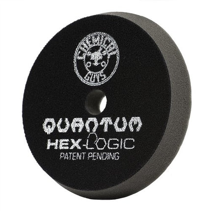 Chemical Guys BUFX116HEX6 Hex-Logic Quantum Finishing Pad (Black, 6.5 Inch)