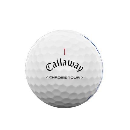 Callaway Golf Chrome Tour Golf Ball, Triple Track, White