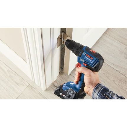 Bosch GSB18V-490B12 18V EC Brushless 1/2 in. Hammer Drill/Driver Kit with (1) 2 Ah Standard Power Battery