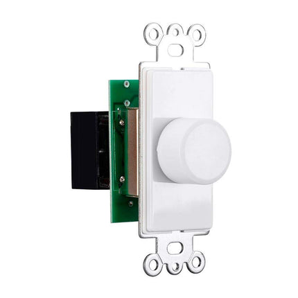 Monoprice RVC25-70 70V Rotary in-Wall/Inline Speaker Volume Control, 25-Watt, 11 Volume Positions, for 70V Music Systems, White, Model Number: 138162