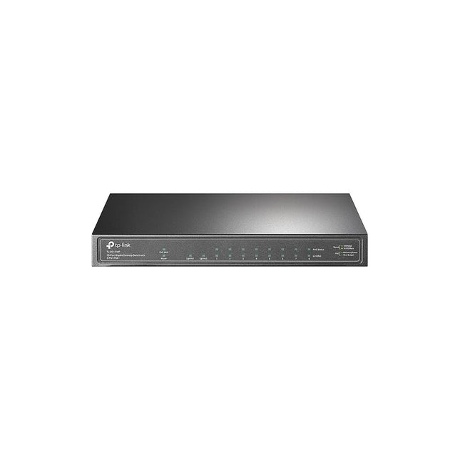 TP-Link 8 Port Gigabit PoE Switch | 8 PoE+ Ports @63W, w/ 1 Uplink Gigabit Port + 1 SFP Slot | Desktop/Wall-Mount | Plug & Play | Limited Lifetime Protection | Traffic Optimization (TL-SG1210P)