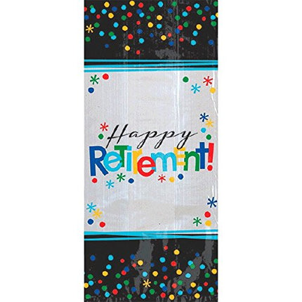 amscan Lot de 20 sacs cadeaux de fête de départ à la retraite multicolores de 11,5 x 4,5 cm