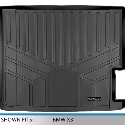 SMARTLINER All Weather Cargo Liner Floor Mat Black for 2011-2017 BMW X3
