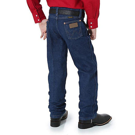 Wrangler Boys 13Mwz Cowboy Cut Original Fit Jeans, Índigo Pre-lavado, 3