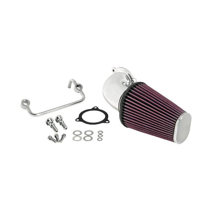 Kit de admisión de aire frío K&N: Aumenta la potencia: Compatible con HARLEY DAVIDSON 2008-2017 (Softail, Heritage, Fat Boy, Breakout, Road King, Street Glide y otros modelos seleccionados) 57-1122P