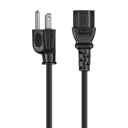 Monoprice 6ft 18AWG Power Cord Cable w/ 3 Conductor PC Power Connector Socket, 10A (NEMA 5-15P to IEC-320-C13)