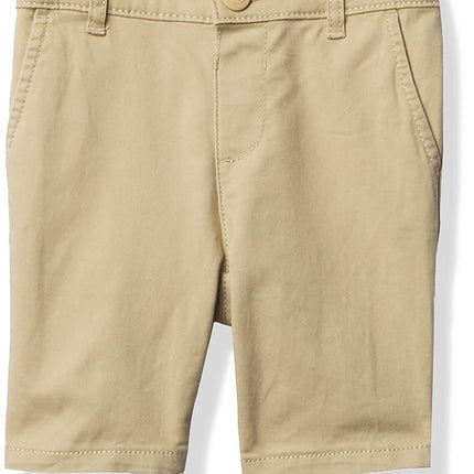 The Children's Place Girls' Toddler Uniform Chino Shorts, Sandy, 5T