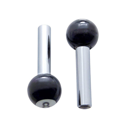 United Pacific 70023 8 Ball Door Lock Knob (Set of 2) by United Pacific