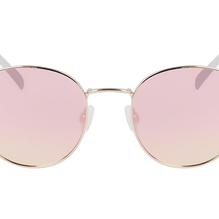 NAUTICA Unisex Adult Sunglasses N100SP - Rose Gold with Rose Gold Mirror Polarized Lens