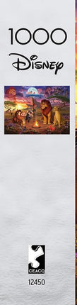 Ceaco - Silver Select - Disney - Steve Read - The Lion King Vignette - 1000 Piece Jigsaw Puzzle for Adults - Challenging Puzzle Perfect for Game Nights - Finished Size is 26.75 x 19.75