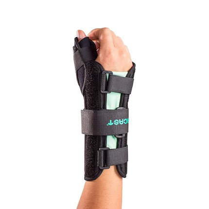 Férula para muñeca Aircast A2 con inmovilizador de pulgar: Mano izquierda, mediana
