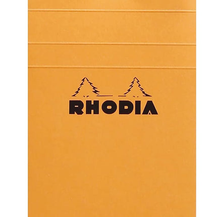 RHODIA 11200C - Stapled Notepad N°11 Orange - A7 -