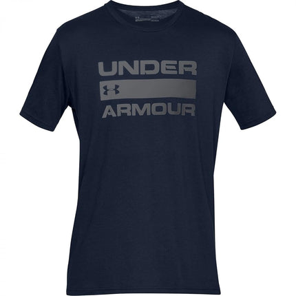 Under Armour Mens Team Issue Wordmark Shirt Blue X