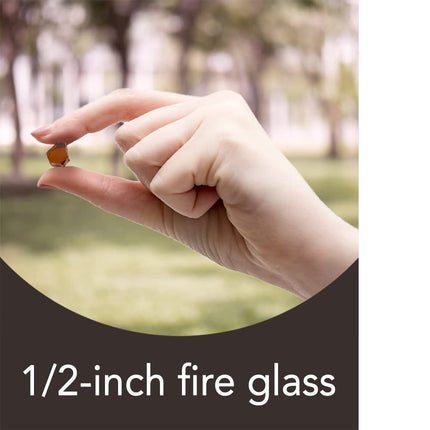 Fire Sense Burnt Bronze Reflective Fire Glass