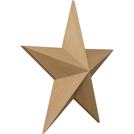 Ekena Millwork ROS02X02GLAL Galveston Star Rosette, 2 3/4-Inch x 2 3/4-Inch x 1/2-Inch, Alder