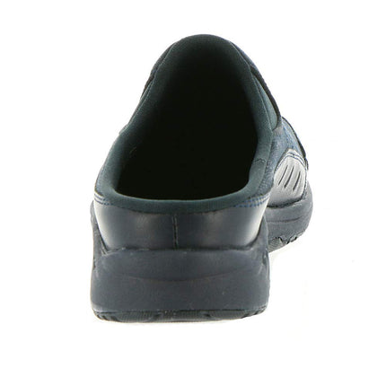 Easy Spirit Women's Traveltime Mule, Navy Leather, 9 Wide