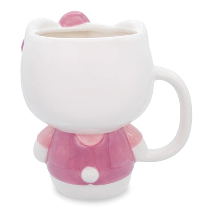 Sanrio Hello Kitty 3D Sculpted Ceramic Mug | BPA-Free Coffee Cup For Espresso, Caffeine, Cocoa