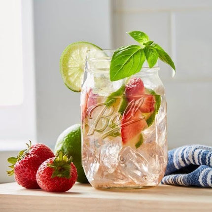 Ball Regular Mouth Mason Jars 8 Ounce (Pack of 12) - Half Pint Sized Jars with Airtight Lids and Bands for Canning, Fermentation, Pickling, Meal Prep or Decorations