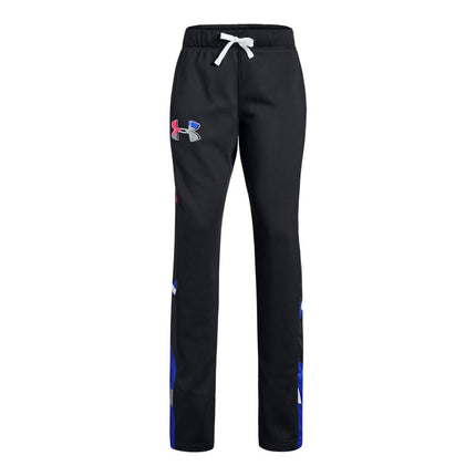 Under Armour Girls Fleece Pants Joggers Black 11-1